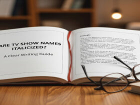 are TV show names italicized