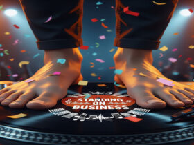 10 toes in standing on business song